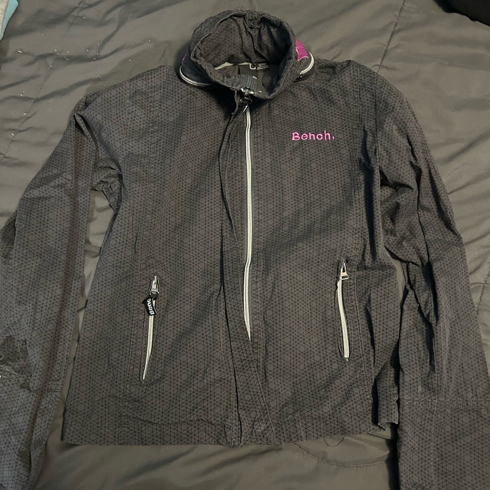 Bench Black and Pink Women's Ski Jacket